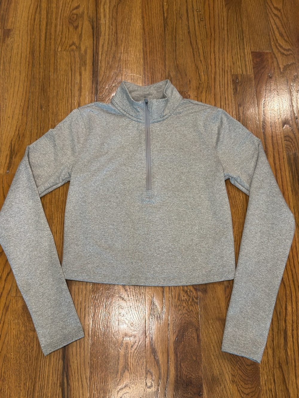 Old Navy Cloud Comfy Cropped 1/2 pullover gray size Small